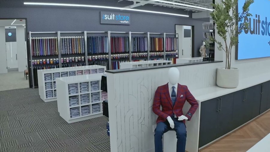 The Suit Store showroom, from our brand video